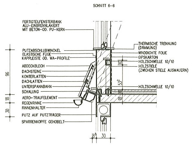 Skizze Detail trawny planung baugutachten